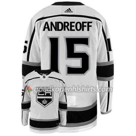 Los Angeles Kings ANDY ANDREOFF 15 Adidas Wit Authentic Shirt - Mannen